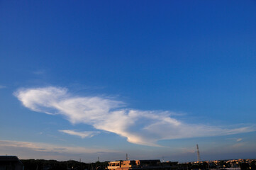 青空と白い雲