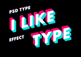 3D Type Effect