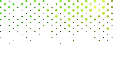 Light Green vector cover with spots.