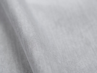 Close-up gray fabric. Gray fabric background