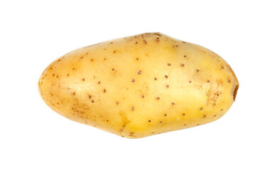 potatoes isolated on white background