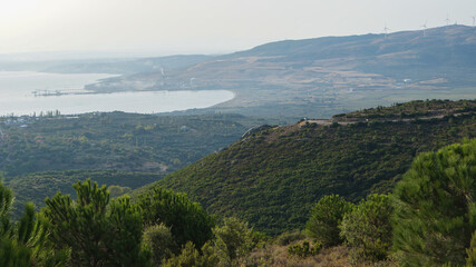 Naklejka premium Erdek peninsula morning views