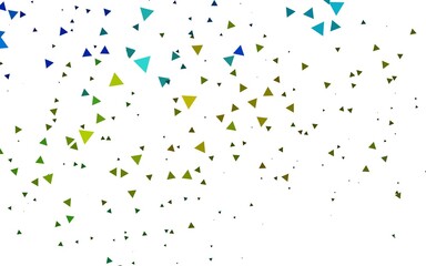 Light Blue, Yellow vector texture in triangular style.