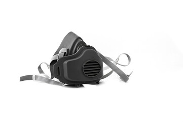 Safety mask for protection dust or disease covid-19 isolated on white background.