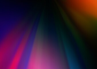 Dark Multicolor, Rainbow vector abstract blurred template.