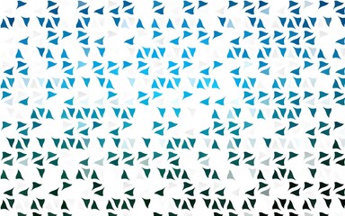Light BLUE vector cover in polygonal style.
