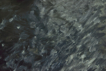 Incredibly beautiful pattern with dark blue, gray and black colors. Luxurious art in oriental style. The artist uses gray paints. Masterpiece of the art design.