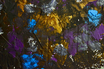 Very beautiful vortex pattern with blue inclusions. Artistic design. The artist uses bright colors...