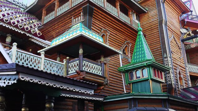 Kremlin in Izmailovo. Moscow. Russia. 4K.