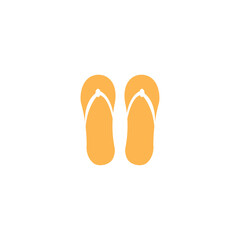 flip-flops icon vector design color illustration