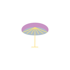 Creative umbrella logo colorful illustration design vector template