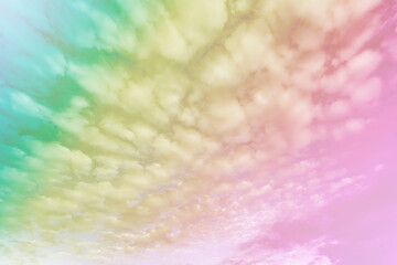 sky pastel and cloud background with beautiful colored