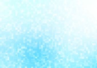 Light BLUE vector cover in polygonal style.