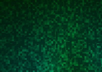 Light Green vector pattern in square style.