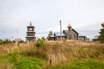 Church of St. Andrew the First-Called. The village of Gruzino. Novgorod region. Russia