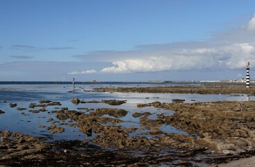 la côte rocheuse en Bretagne à Saint Guénolé,Penmarc'h