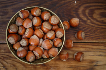 hazelnuts in a bowl