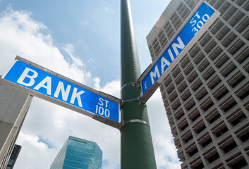 Norfolk Downtown Street Signs