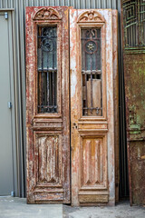 USA wooden door