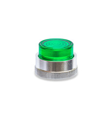 Button with words start and stop on white background