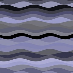 smooth irregular ribbons of shades of grey colors making a wave design