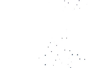 Light BLUE vector pattern with symbol of cards.