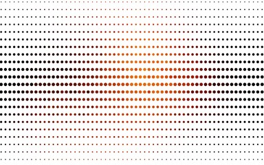 Light Yellow, Orange vector backdrop with dots.