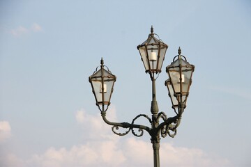 Fototapeta na wymiar Lamps, City, Vienna, Austria, Outdoor