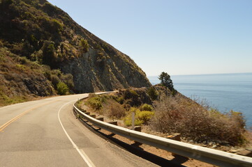 Road tripping and camping along Big Sur and the stunning coastal road Highway 1 in California, USA
