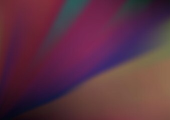 Dark Purple vector blurred shine abstract pattern.