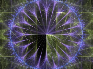 Imaginatory fractal background Image