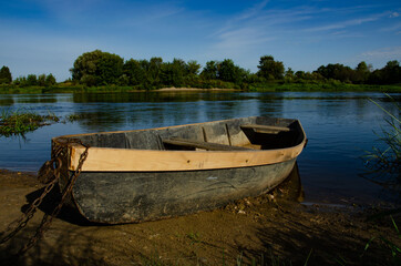boat on the lake