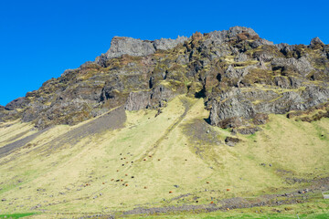 Fototapeta na wymiar Sud de l’Islande, le long de la route 1