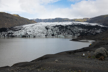 Fototapeta na wymiar islande, Glacier Sólheimajökull