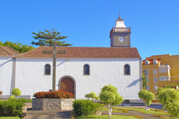 Fototapeta na wymiar Iglesia de San Pedro, Breña Alta, La Palma