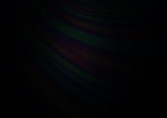 Obraz premium Dark Black vector bokeh template.