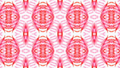 Watercolor Abstract Aztec Design. 