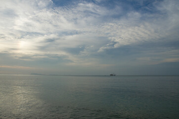 the sea, the sky, the clouds in Koh Samui