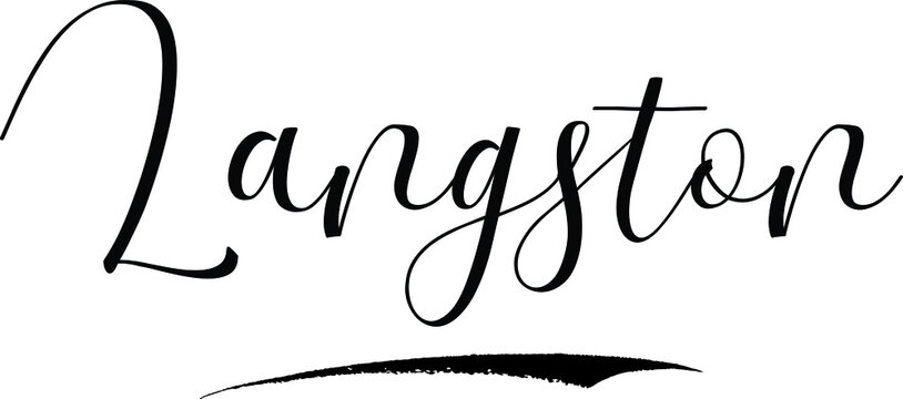 Imágenes de Langston: descubre bancos de fotos, ilustraciones, vectores