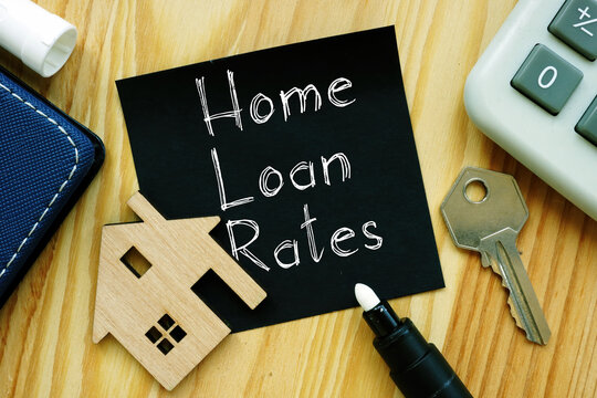Home loan rates is shown on the business photo using the text