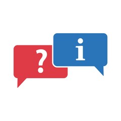 Information Sign Icon Color Design Vector Template Illustration