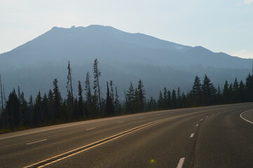 Hiking and camping around the Three Sisters mountains in Oregon and the Pacific Northwest of USA