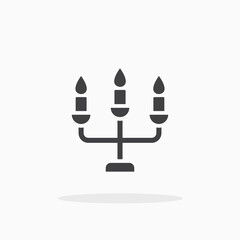 Candlestick icon.
