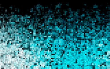 Fototapeta premium Dark BLUE vector backdrop with rectangles, squares.