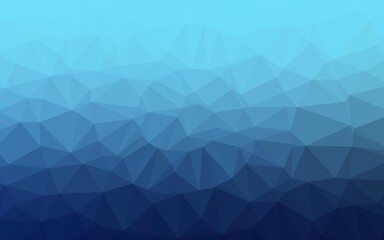 Light BLUE vector low poly cover.