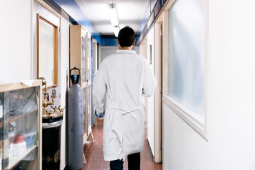 Male Scientist in White Coat