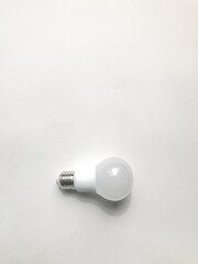 light bulb on with background