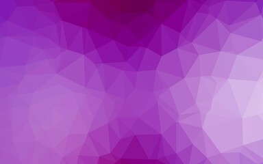 Obraz premium Light Purple vector polygonal template.