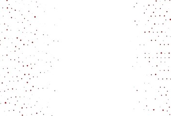 Obraz premium Light Red vector template with poker symbols.