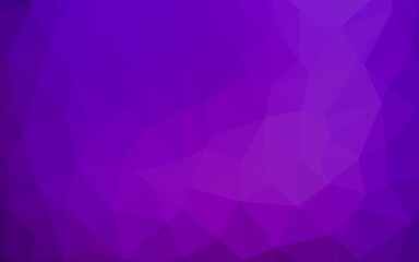 Light Purple vector abstract mosaic backdrop.